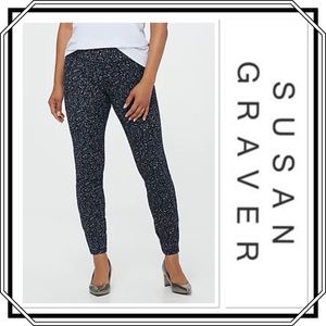 Susan Graver Weekend Printed Stretch Leggings